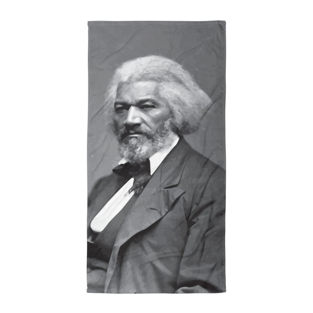 Frederick Douglass Large Soft Towel