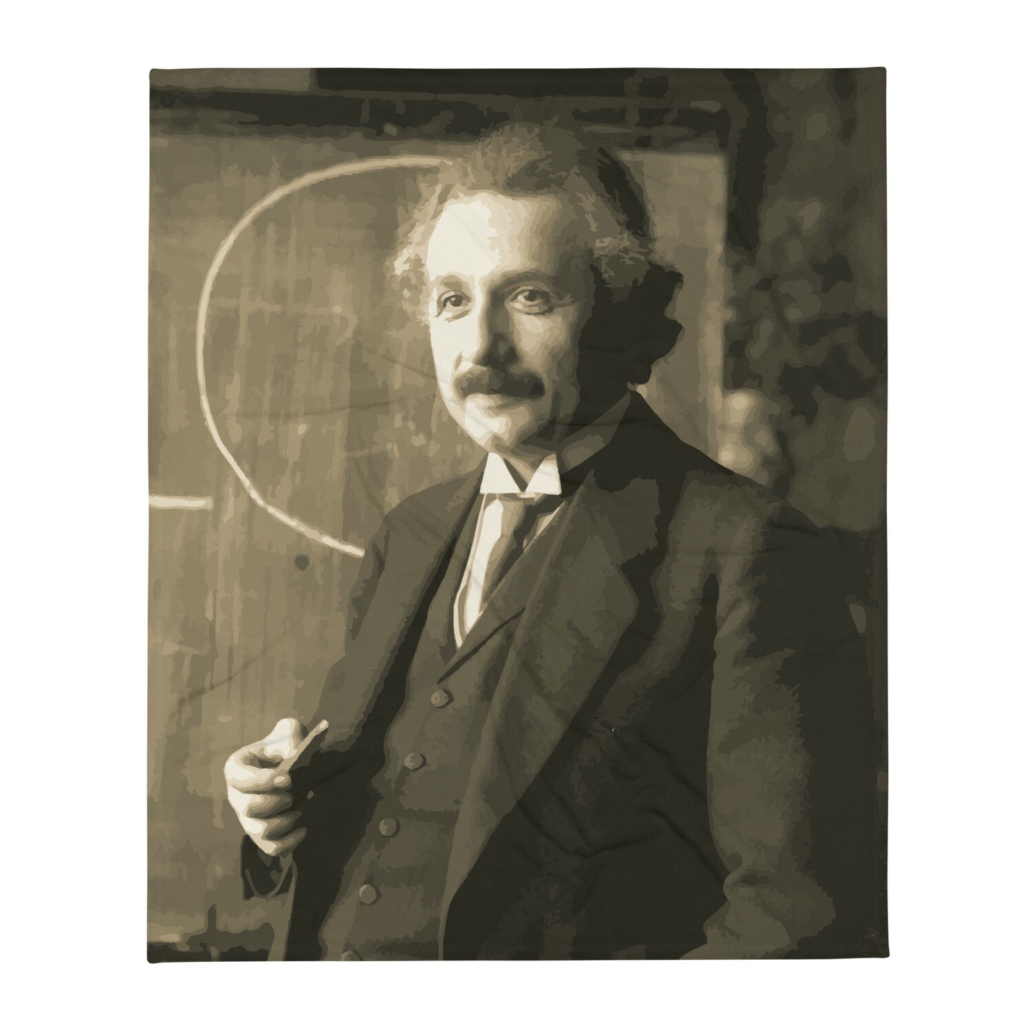 Albert Einstein Warm Throw Blanket