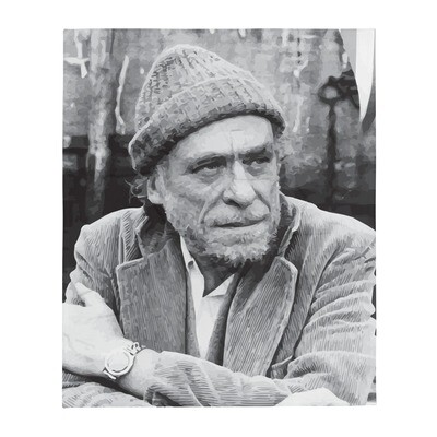 Charles Bukowski Warm Throw Blanket