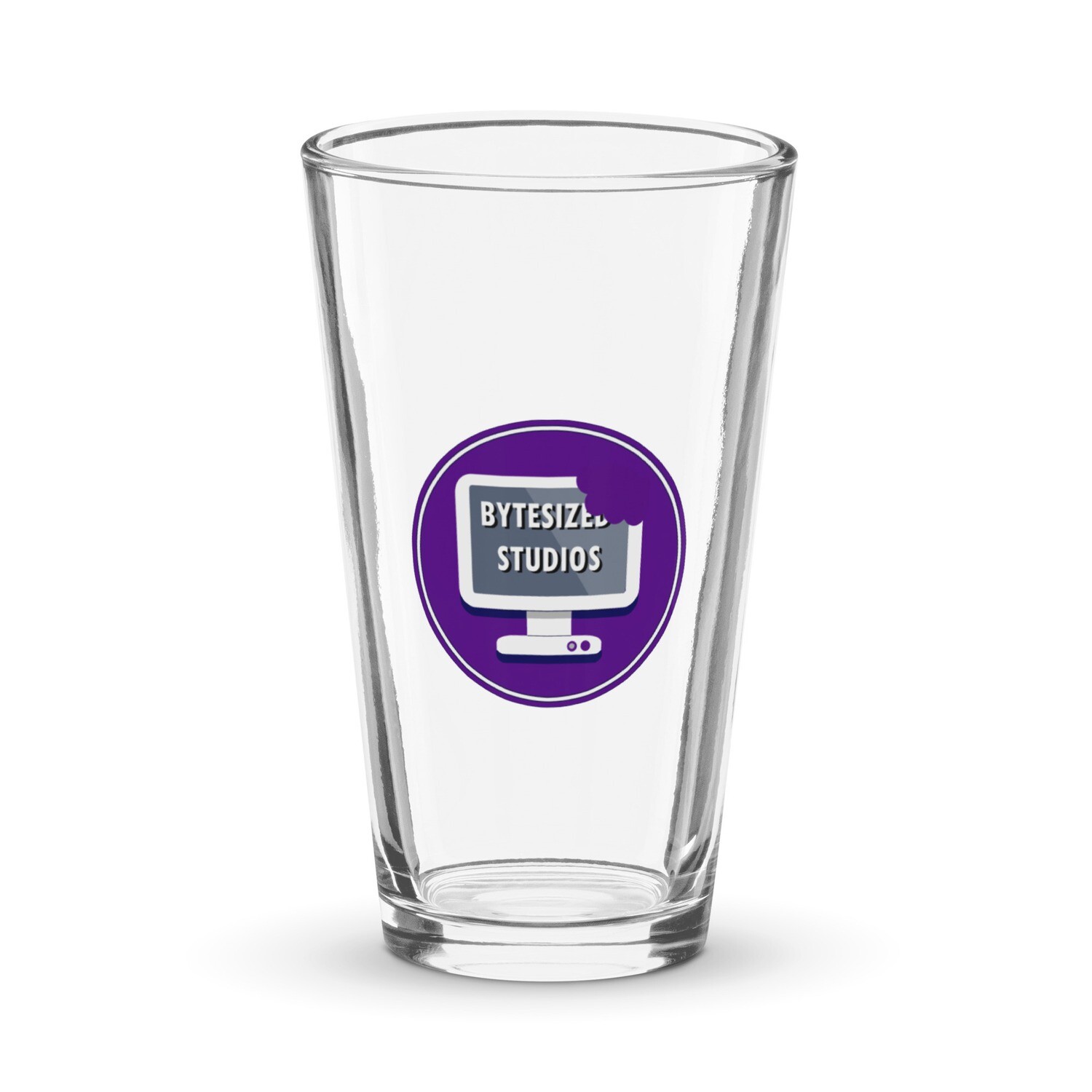 Bytesized Studios Shaker pint glass