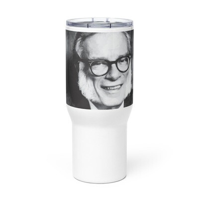 Isaac Asimov Travel mug with a handle