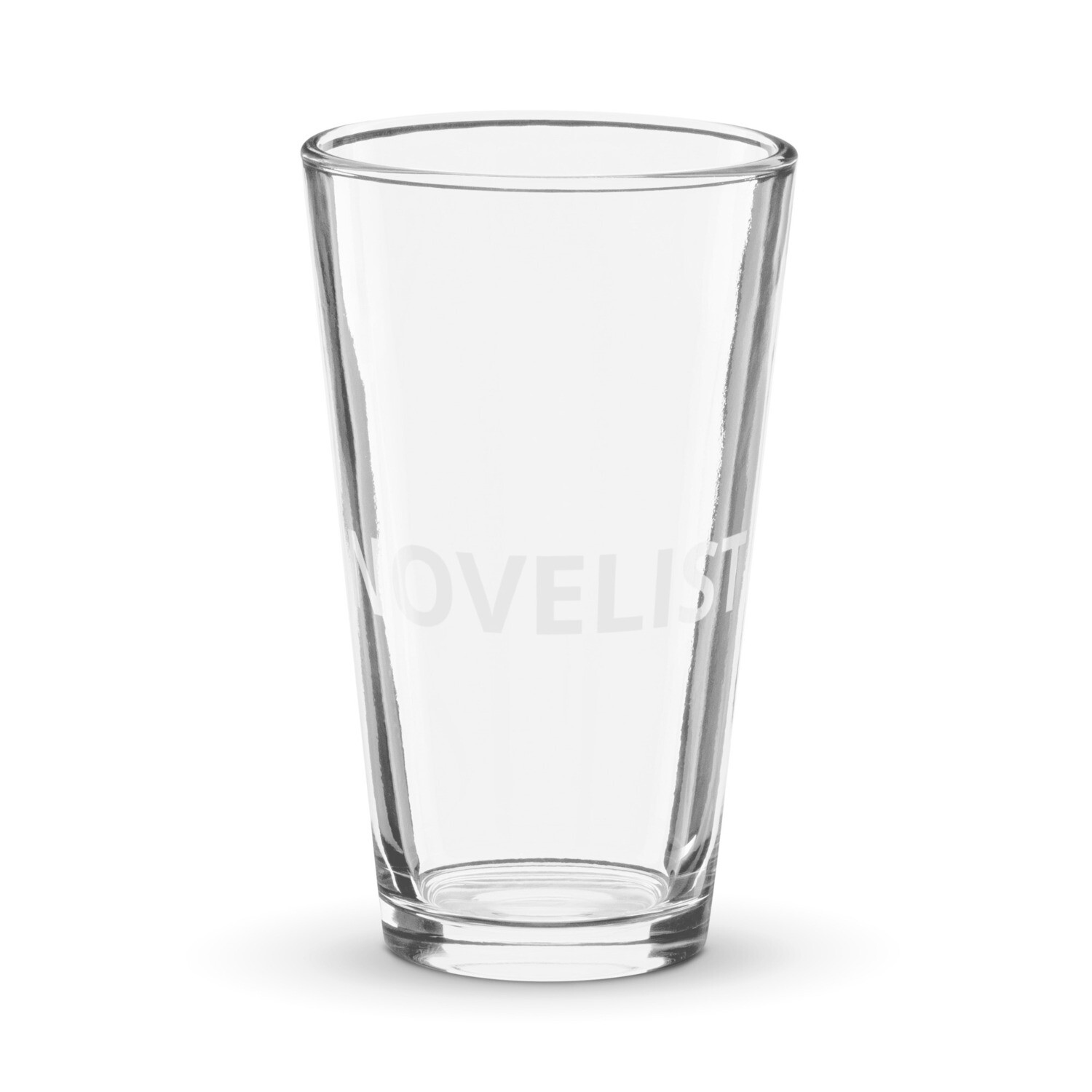 Novelist Shaker pint glass