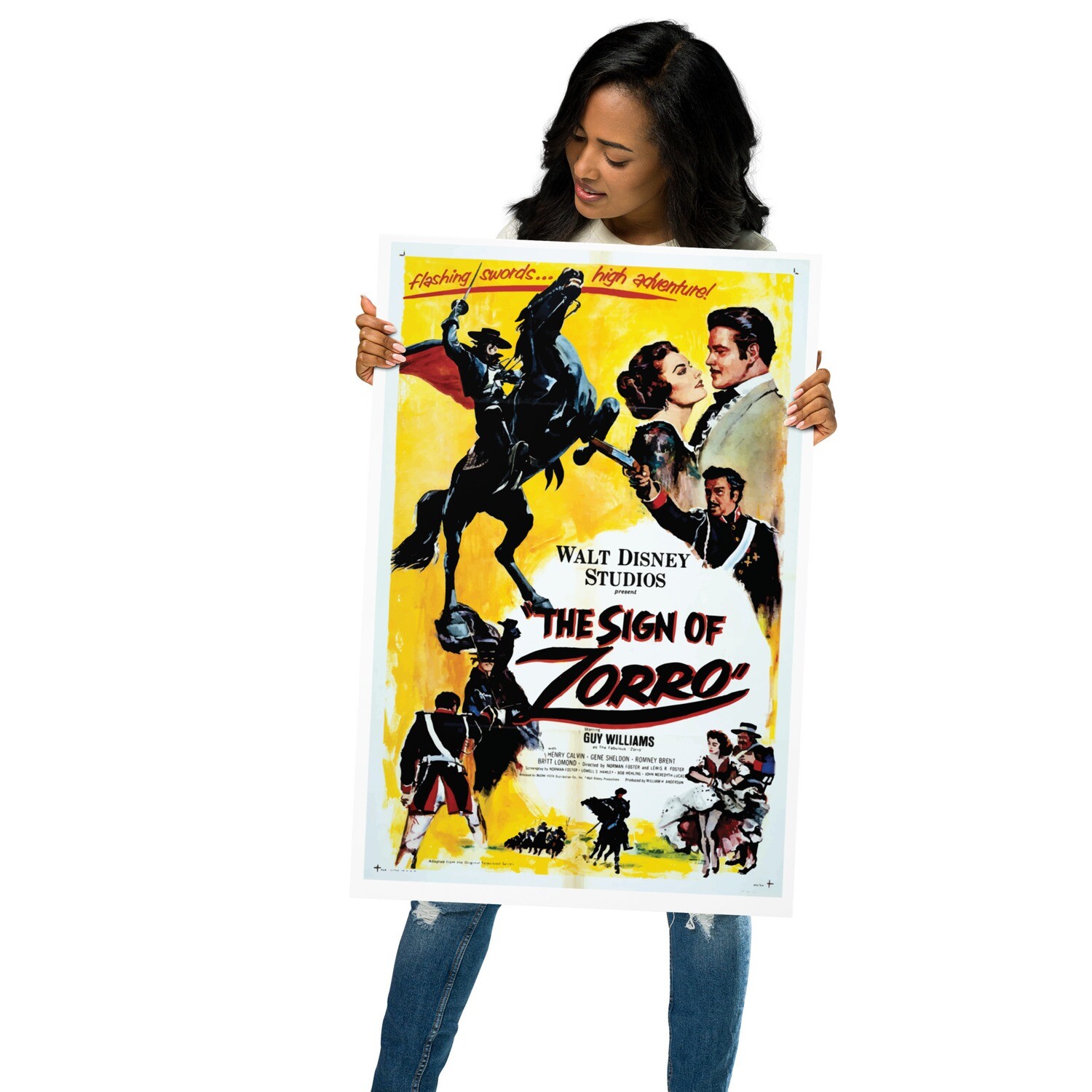 Sign of Zorro Reproduction Poster