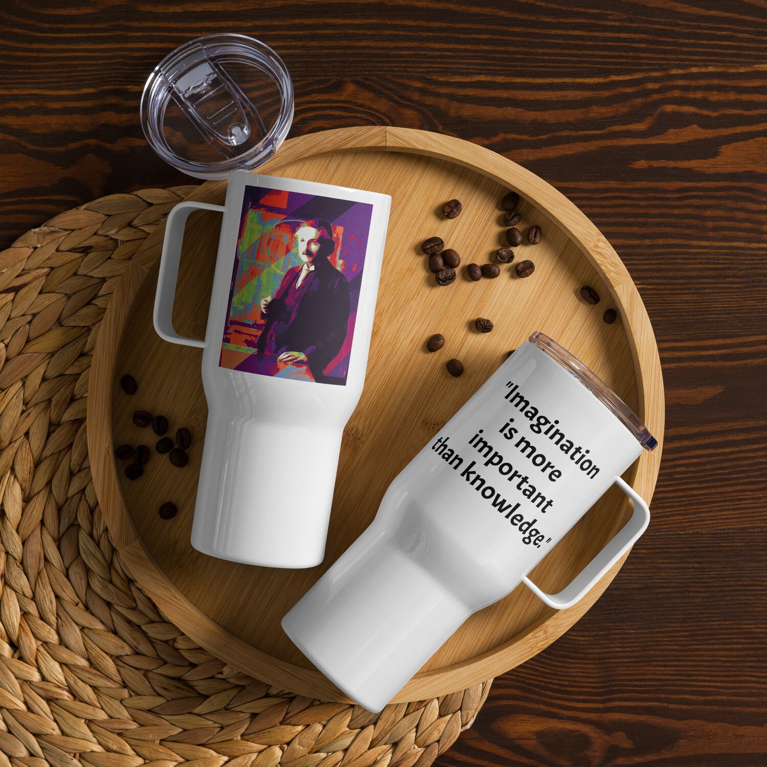 Albert Einstein Travel mug
