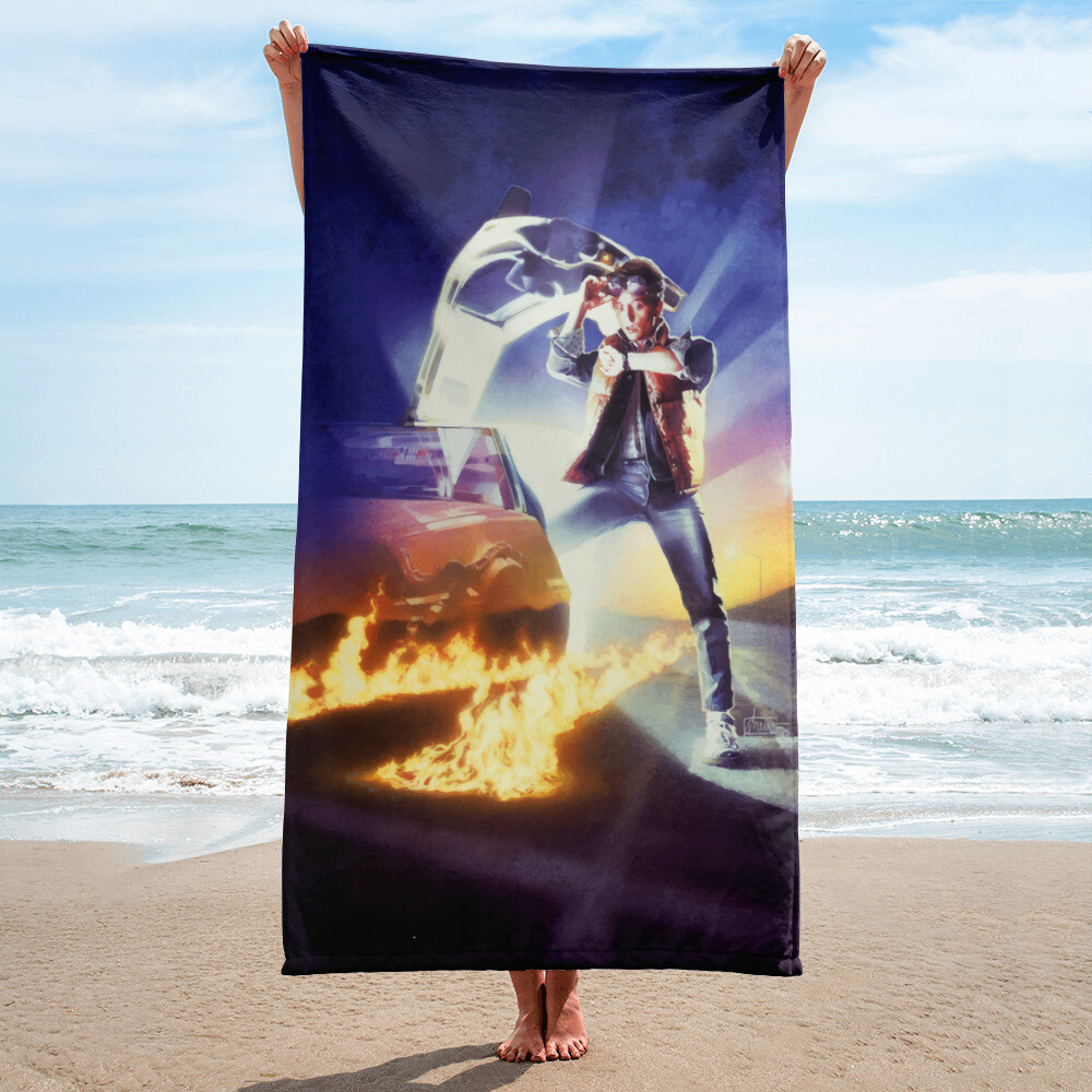 Back to the Future Towel