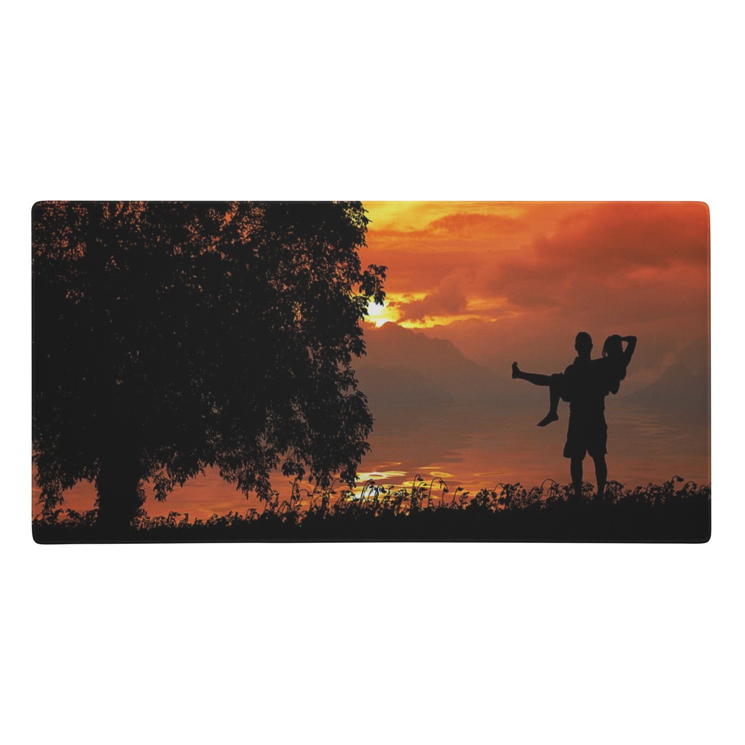 Lovers Sunset Gaming mouse pad