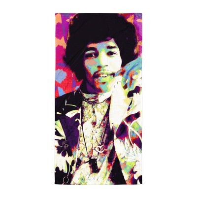 Jimi Hendrix Beach Towel