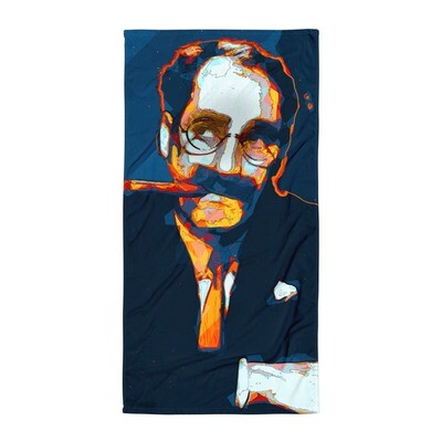 Groucho Marx Beach Towel