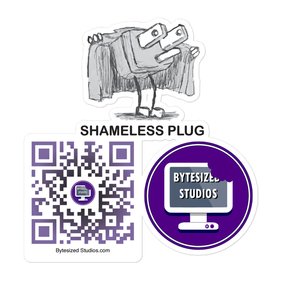 BSS Shameless Plug Bubble-free stickers