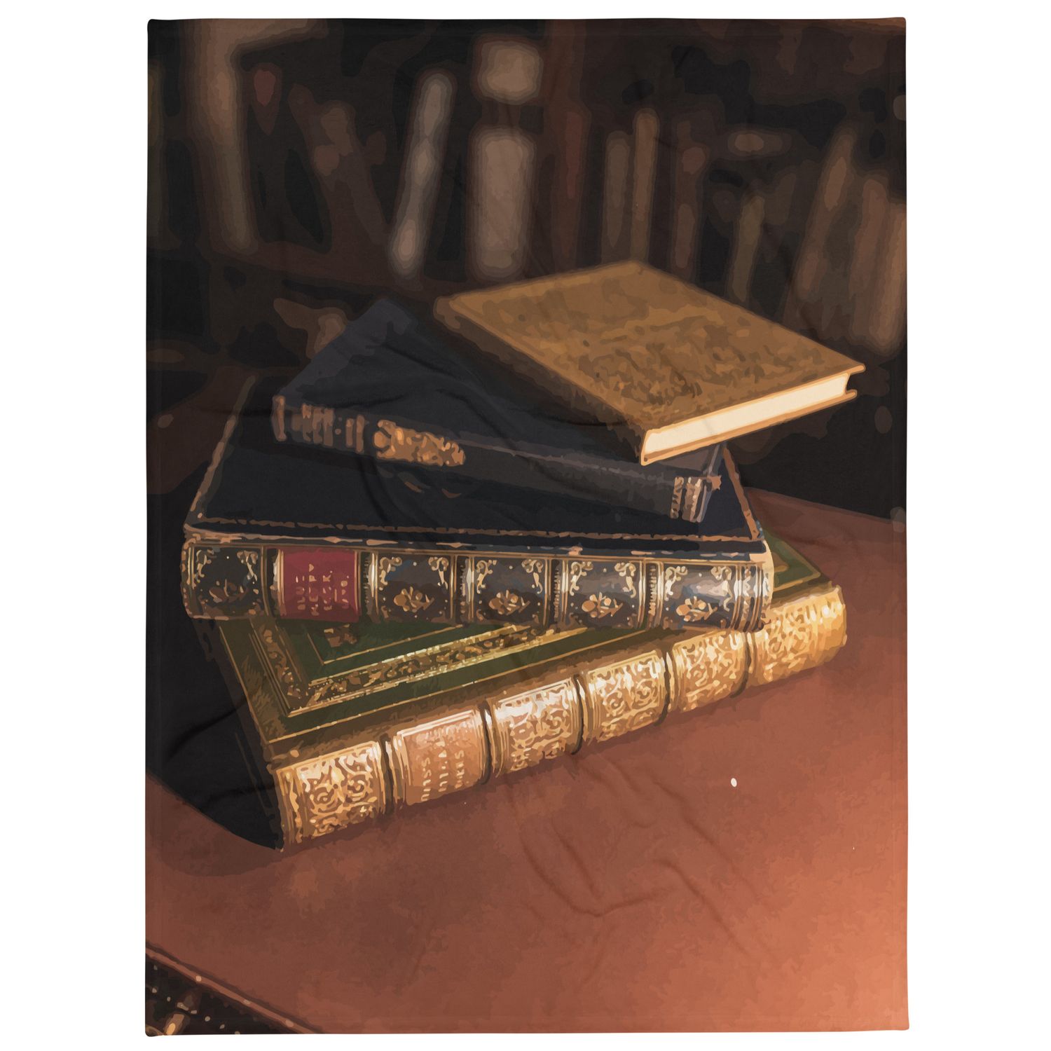 Bookstack Throw Blanket