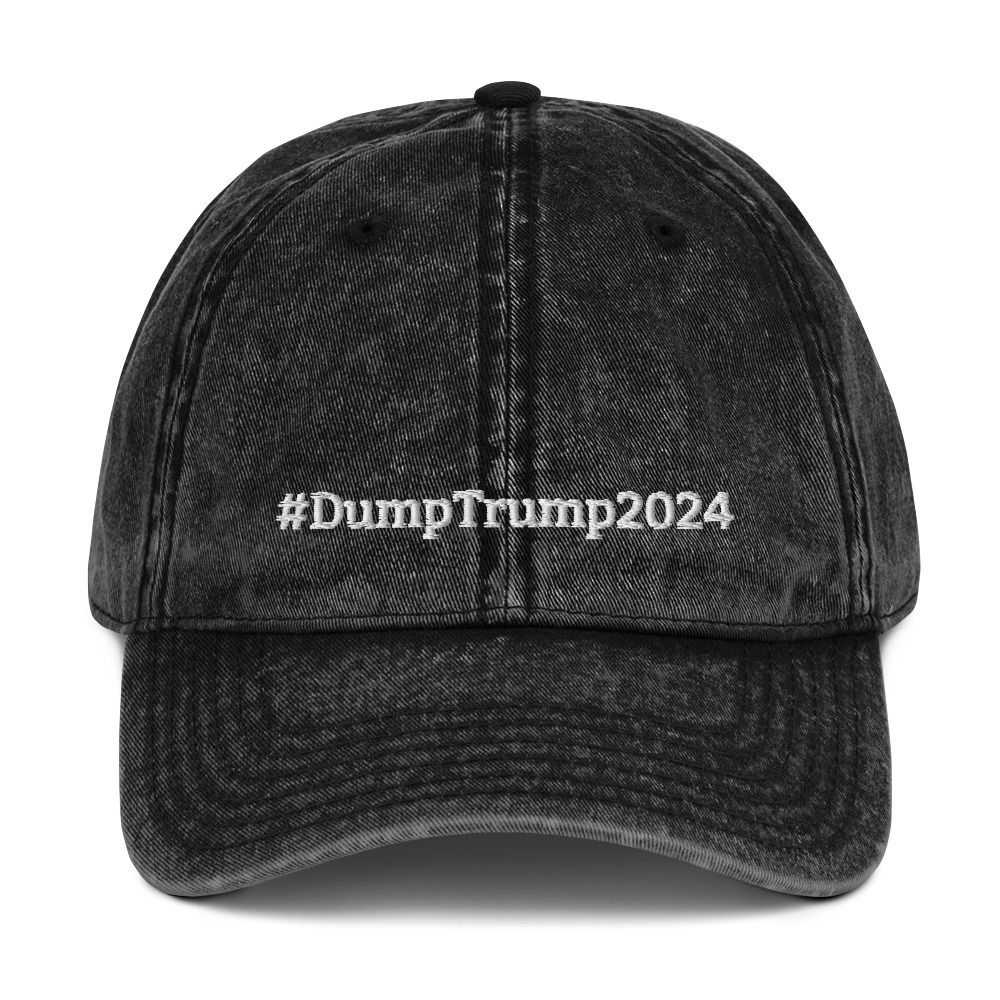 Dump Trump Vintage Cotton Twill Cap