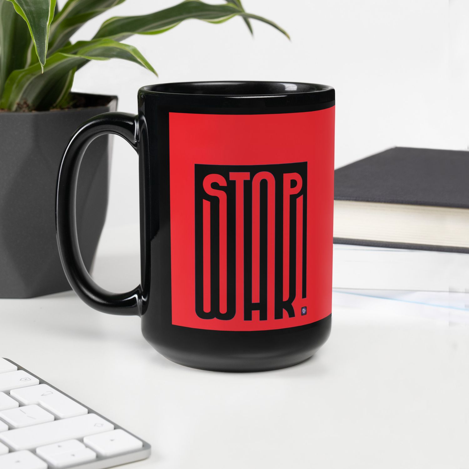 Stop War Glossy Mug