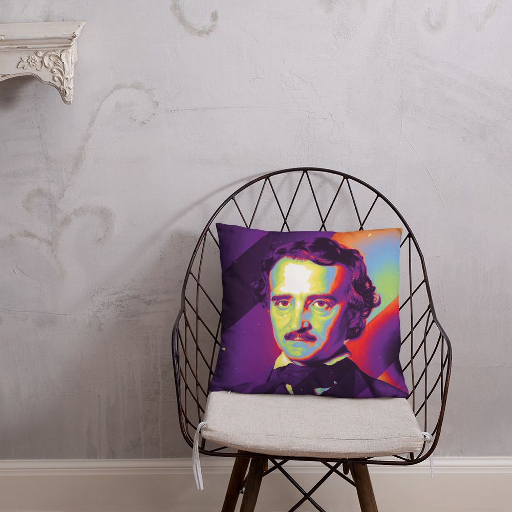 Edgar Allen Poe Pillow