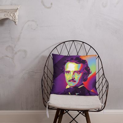Edgar Allen Poe Pillow