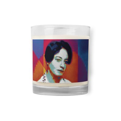 Dorothy Parker Glass soy wax candle