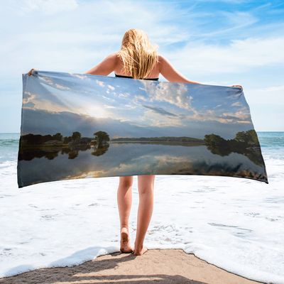 Stiles Reservoir by Phillip Olivo Towel