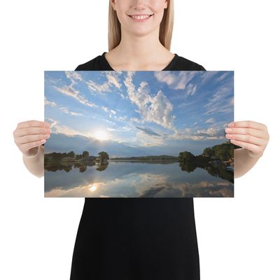 Stiles Reservoir by Phillip Olivo Poster