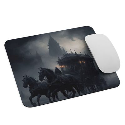 Dracula&#39;s Carriage Mouse pad