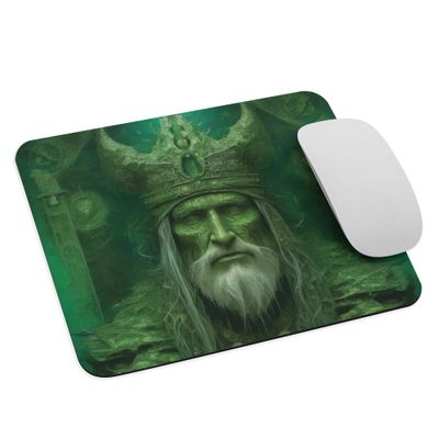Green King Mouse pad