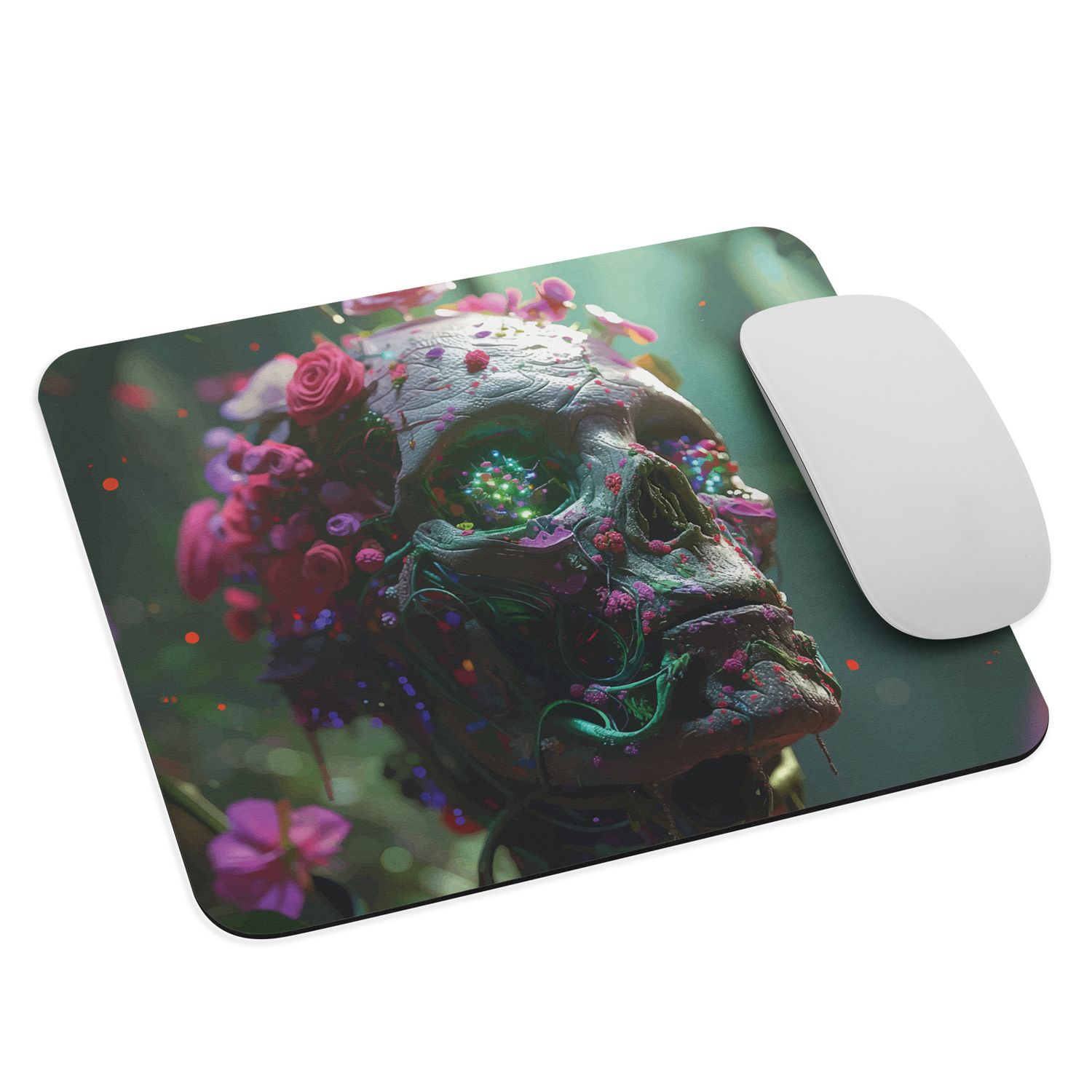 Blooming Bones Mouse pad