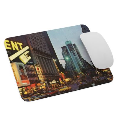 Times Square 1971 Mouse pad