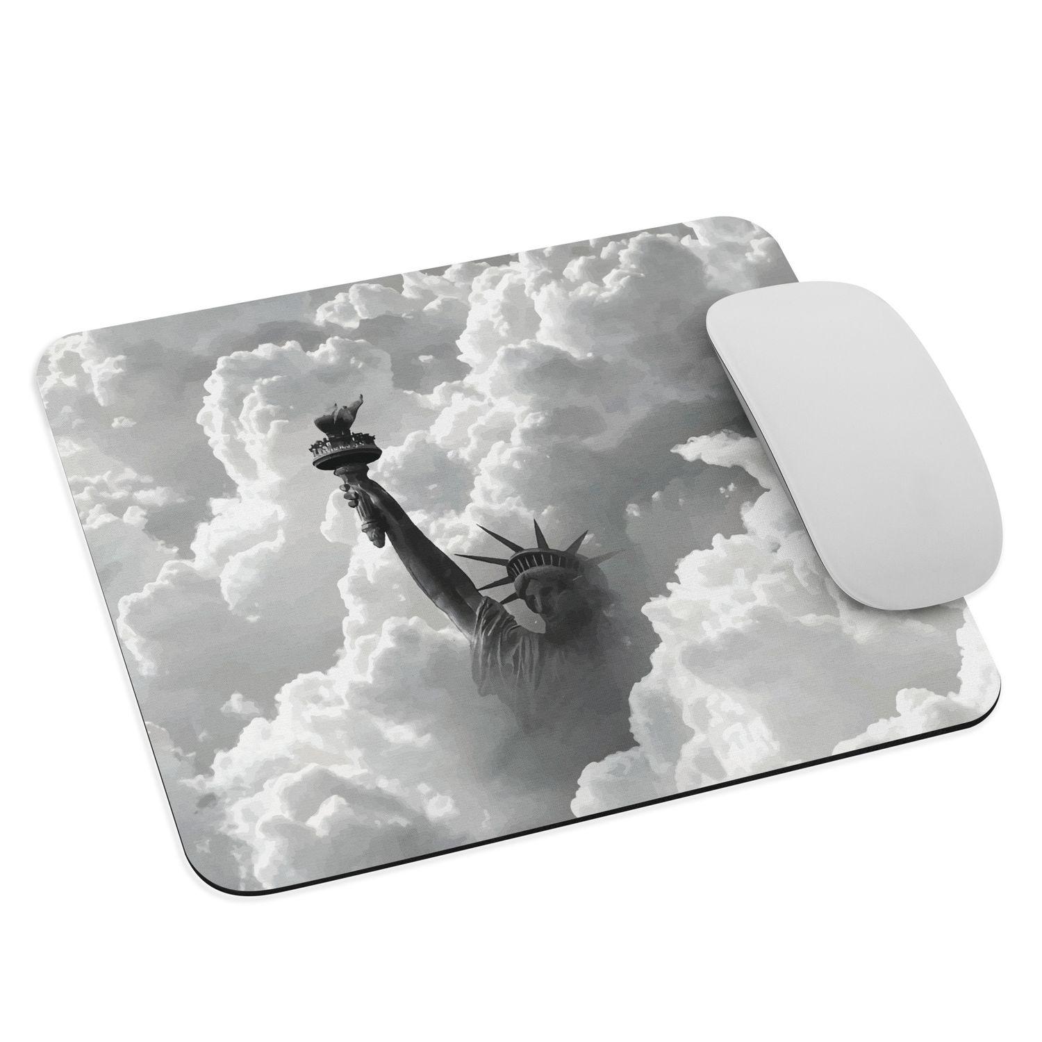Liberty in the Clouds Mouse pad