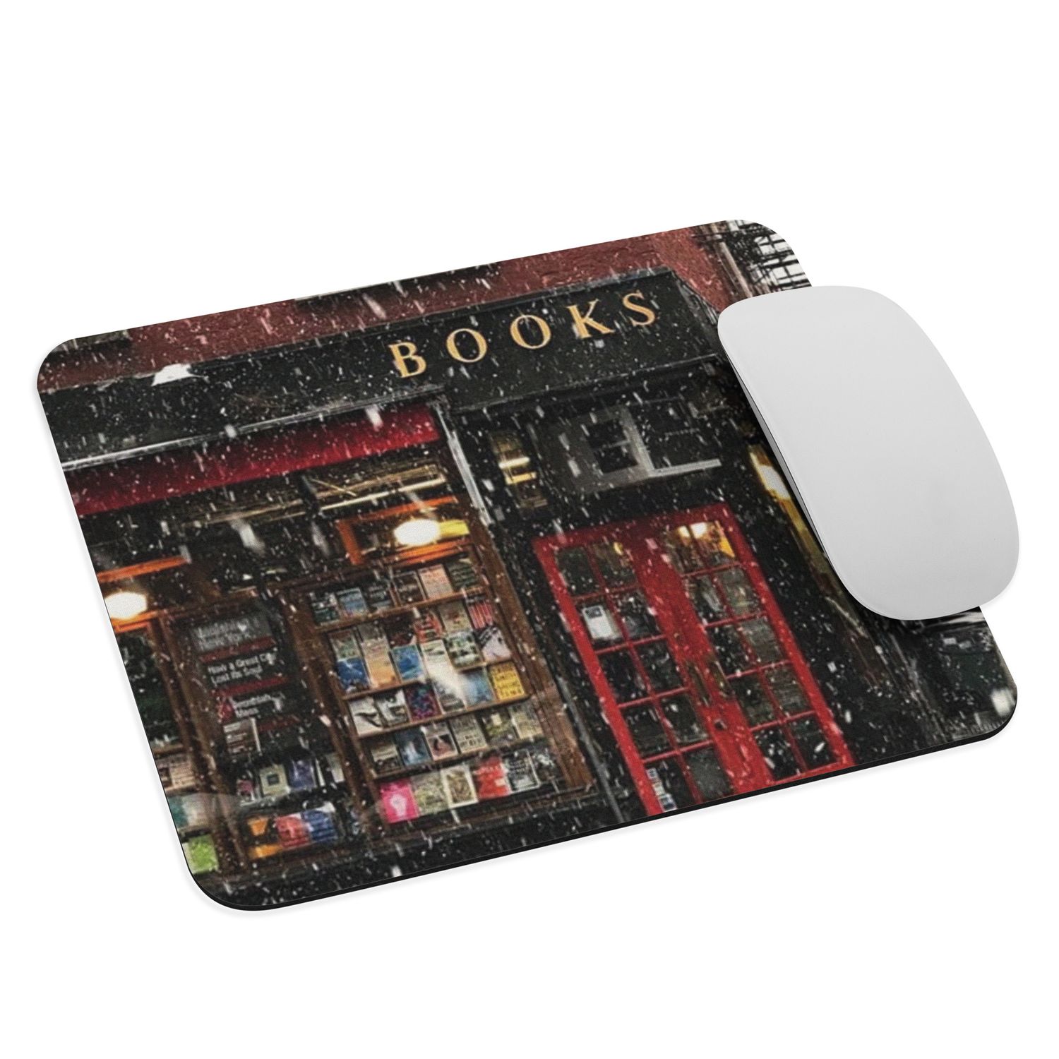 Snow Day Stories Mouse pad