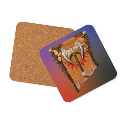 Barbarians Banner Coaster