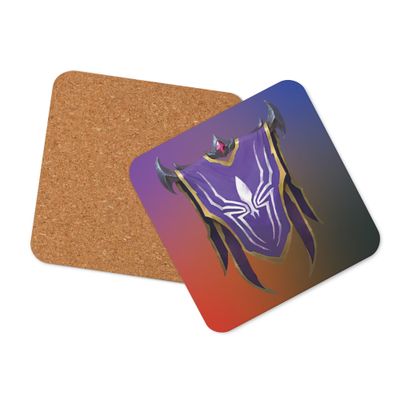 Dark Elves Banner Coaster