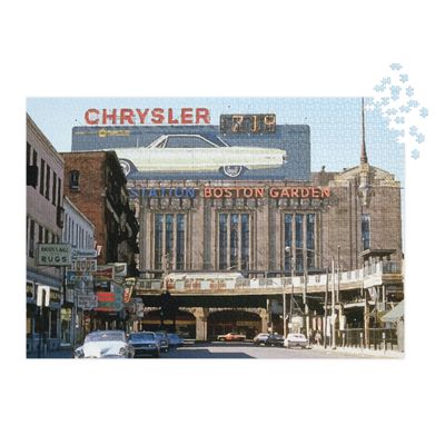 Boston Garden Jigsaw puzzle with tin