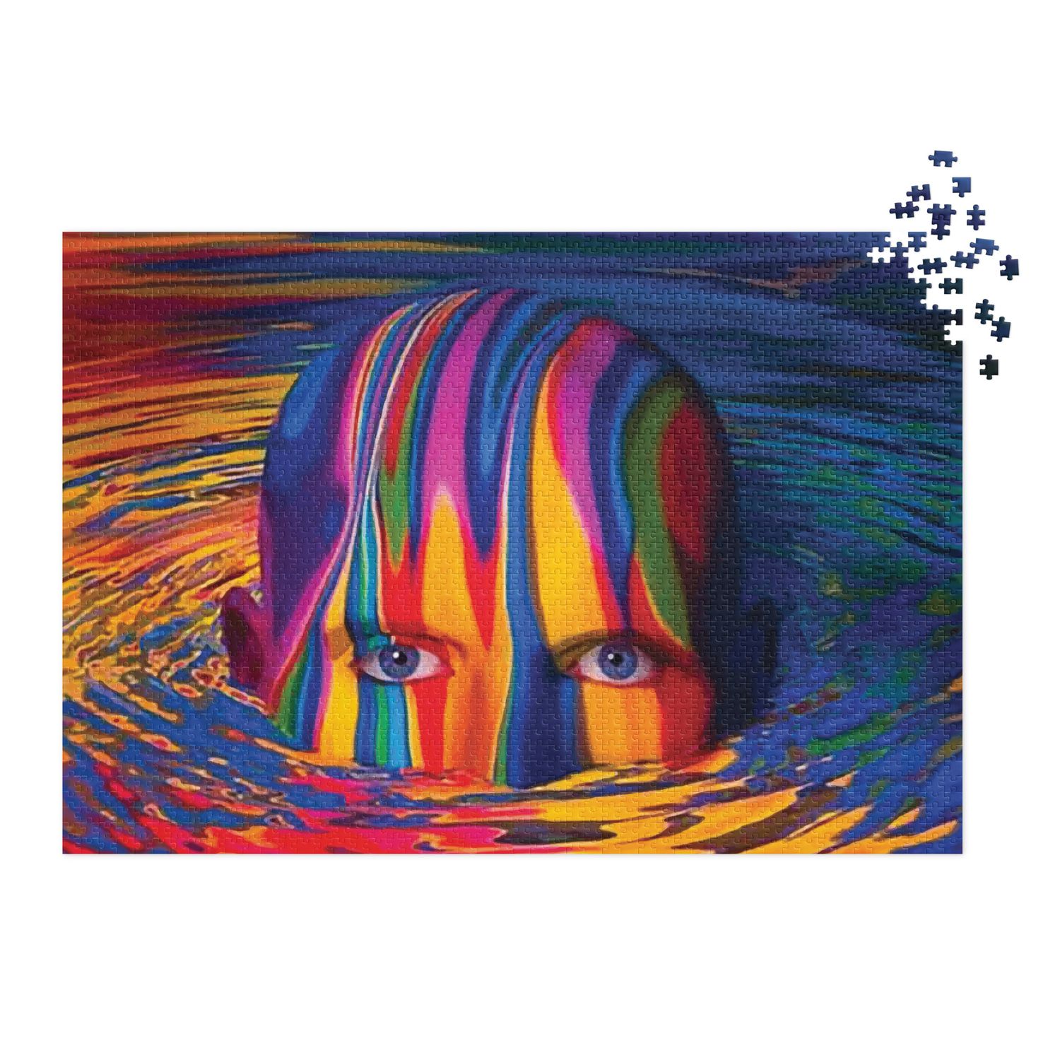 Color Overload puzzle with tin