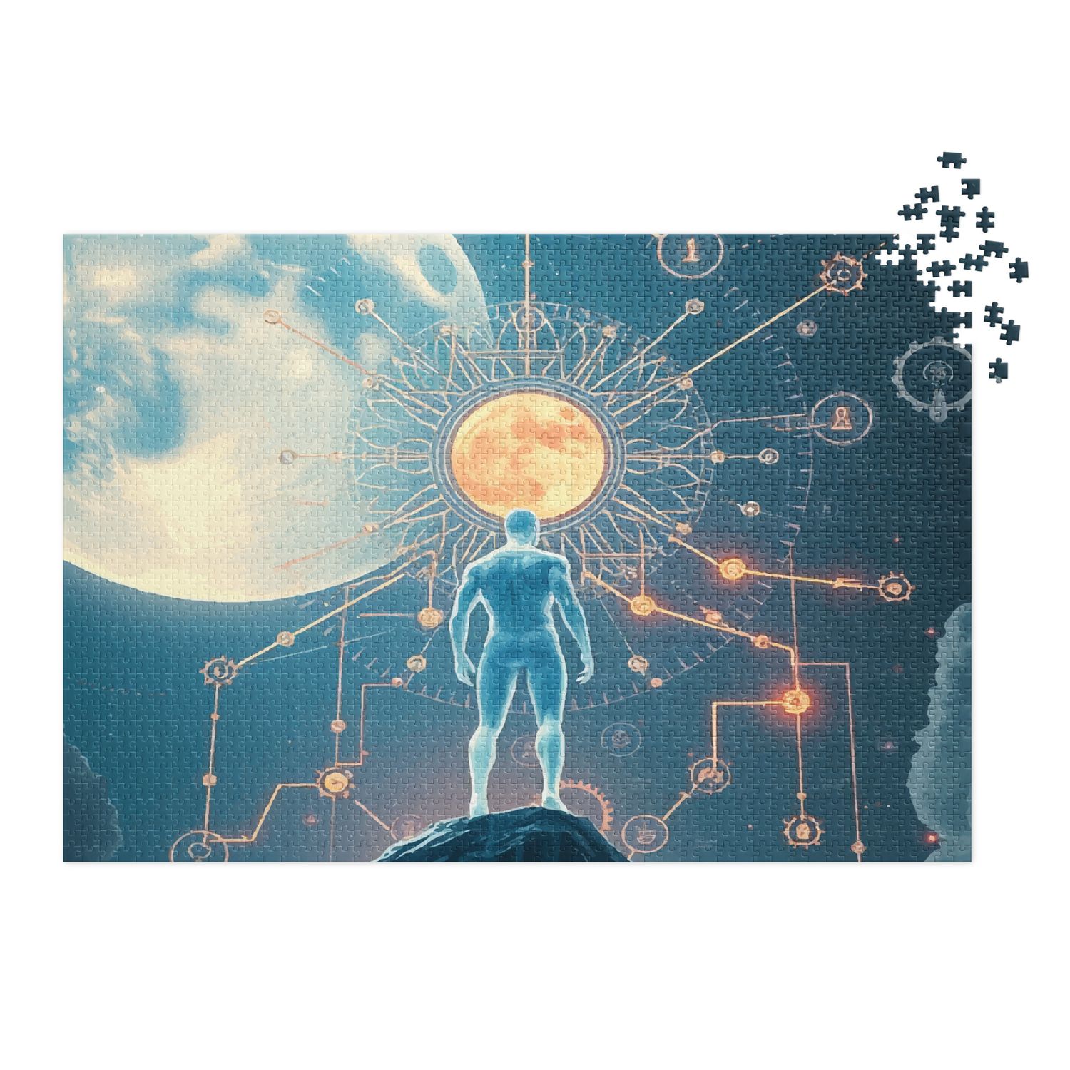 Summit Equation Jigsaw puzzle with tin