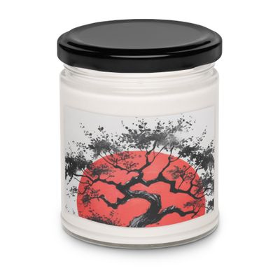 Crimson Sun Scented soy candle
