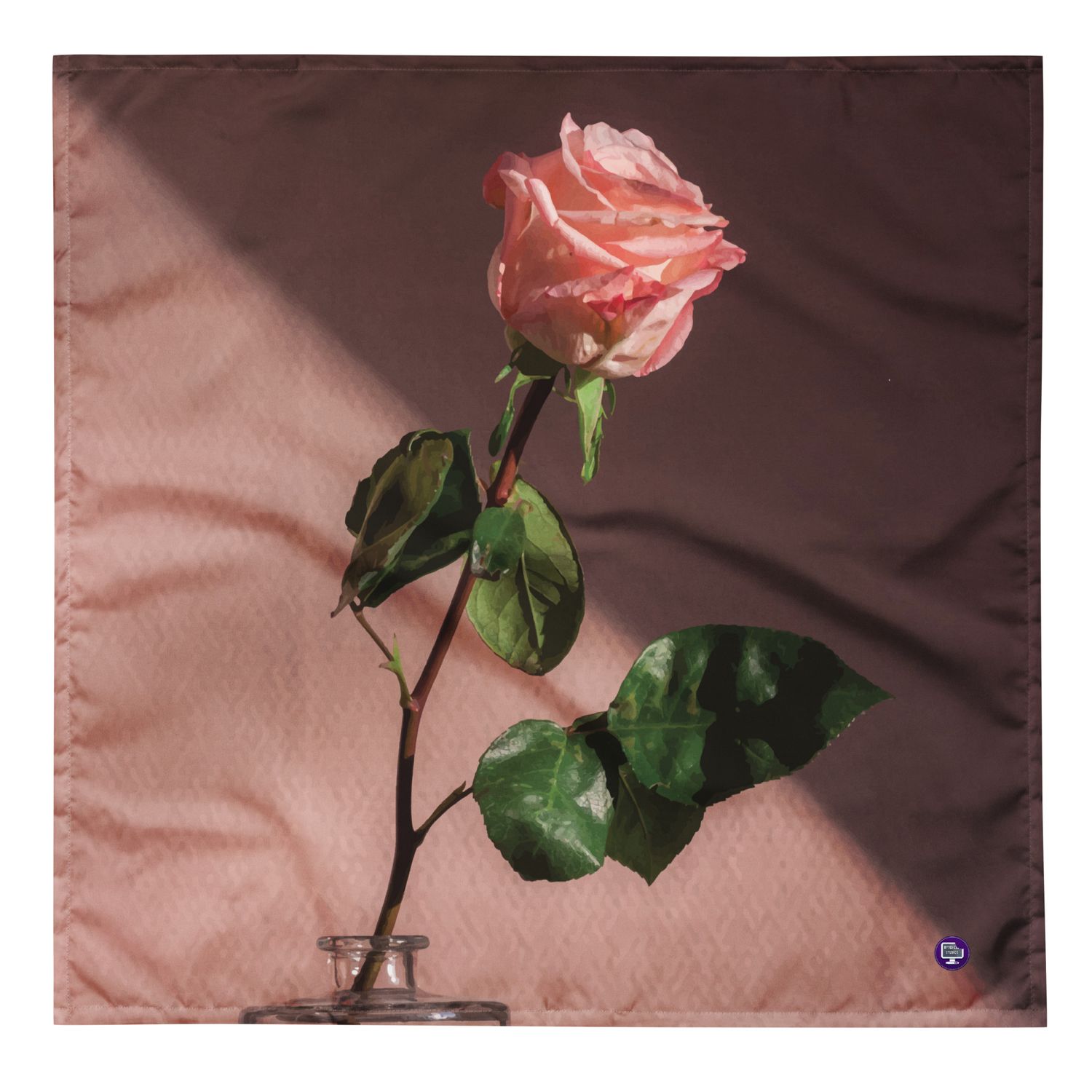 Pink Rose Bandana