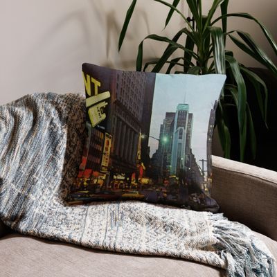 Times Square Premium Pillow