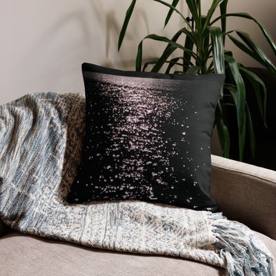 Moonlit Lake Premium Pillow