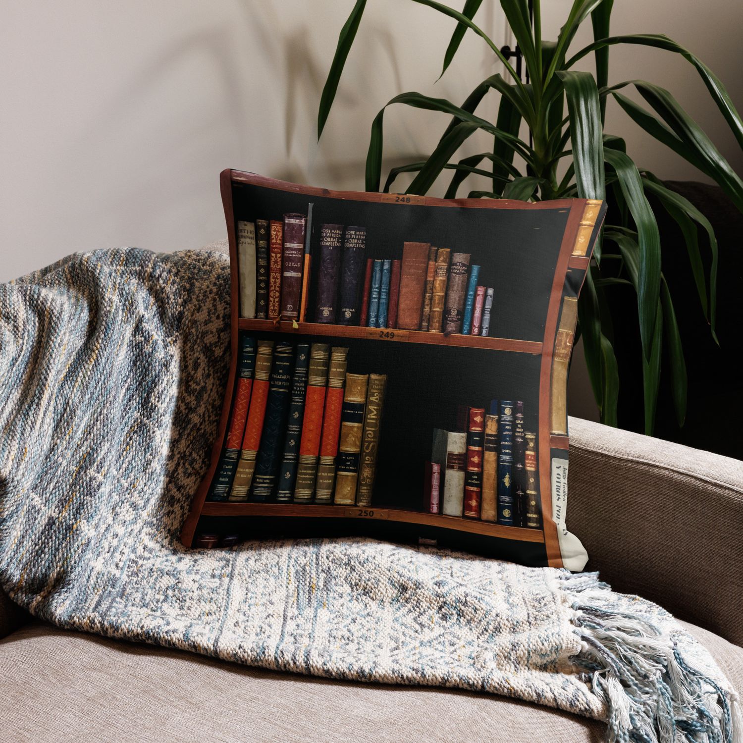 Bookshelf Premium Pillow