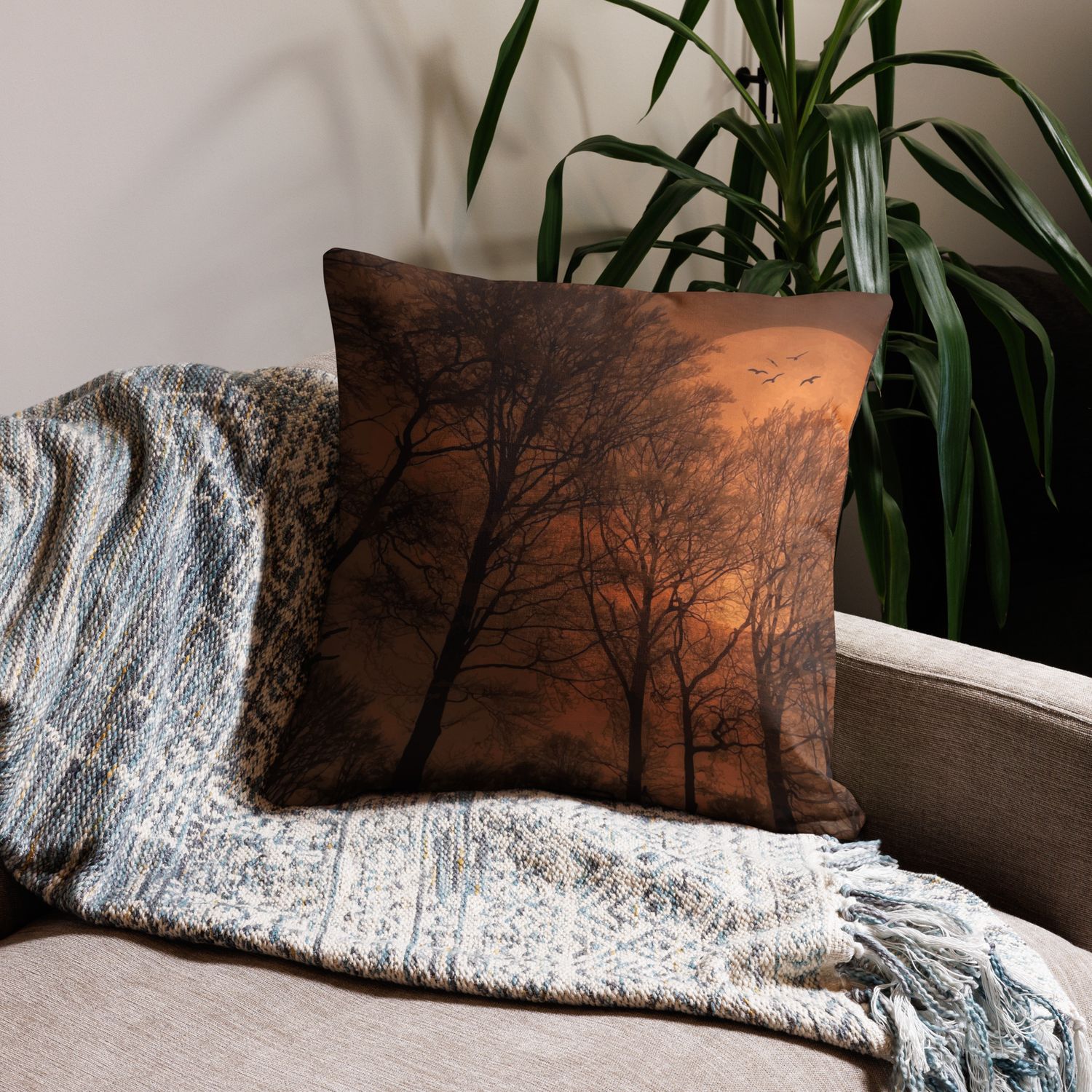 Blood Moon Premium Pillow