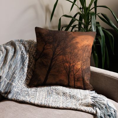 Blood Moon Premium Pillow