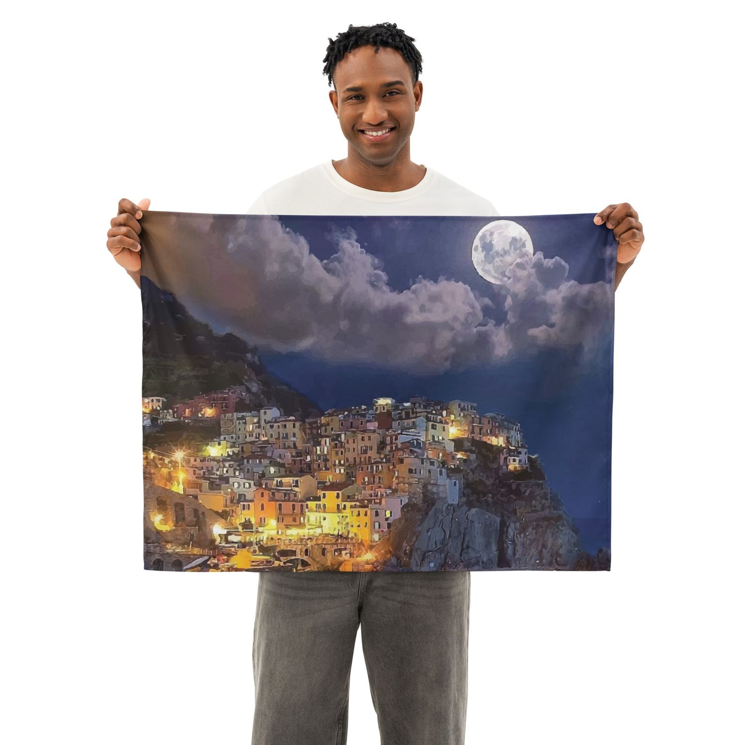 Coastline Indoor wall tapestry Coastline Indoor wall tapestry