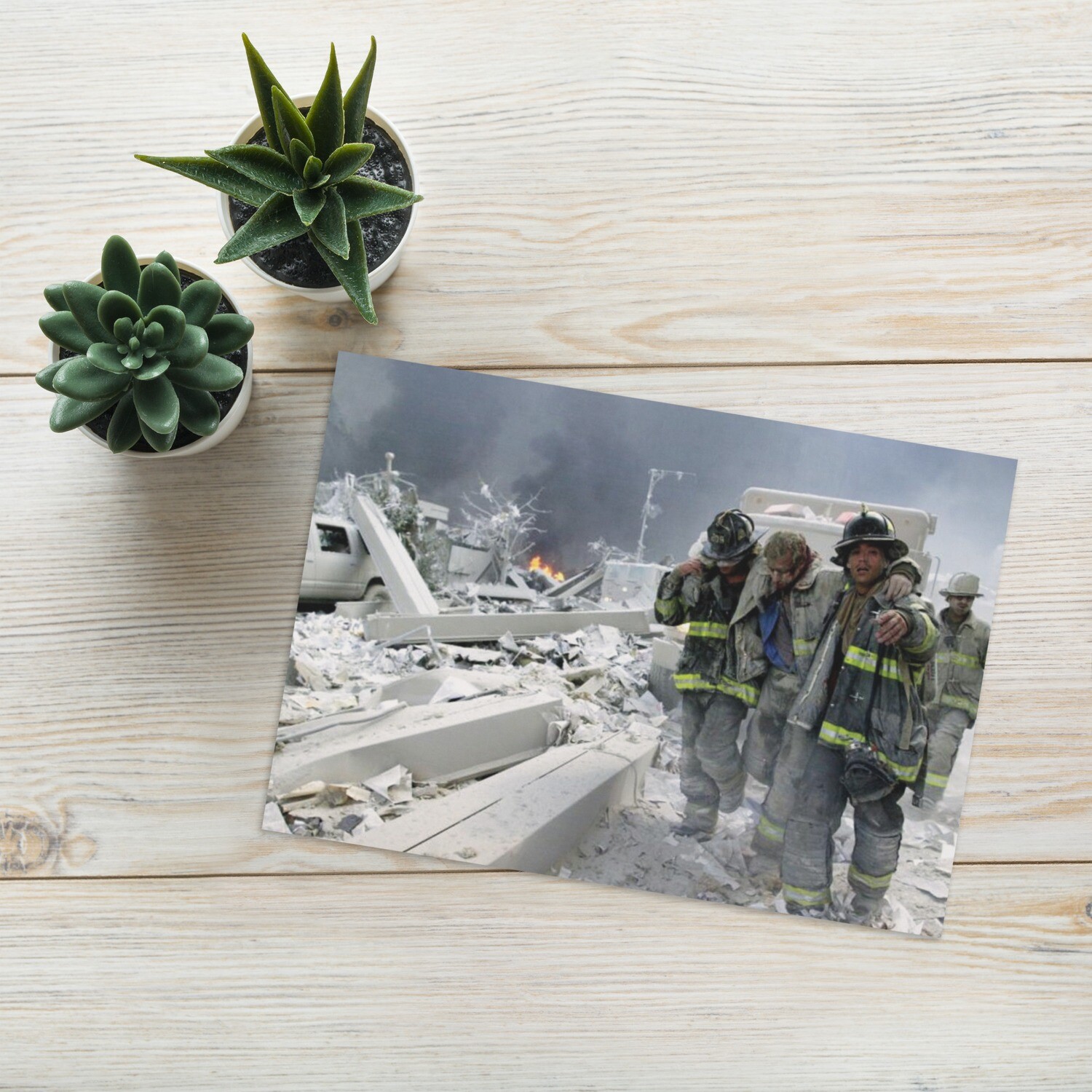 9/11 Unique Greeting Card Blank Interior