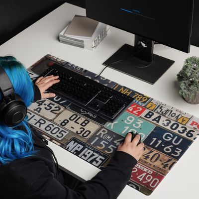 Global Grid Gaming mouse pad