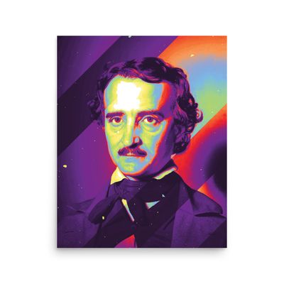 Edgar Allen Poe Poster - Bytesied Edgar Allen Poe Poster - Bytesied