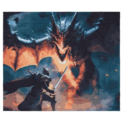 Dragon Fight Bytesized Comforter