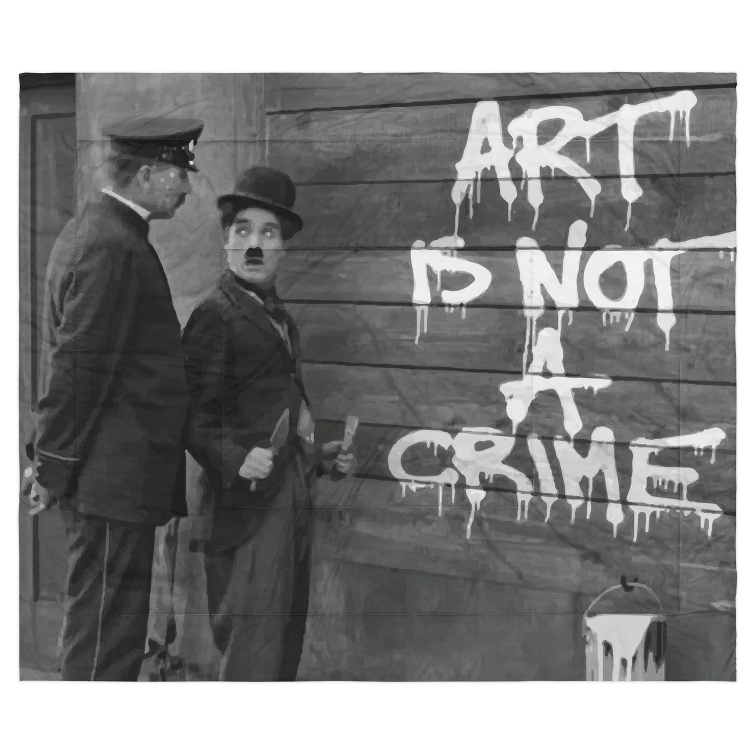 Art is Not a Crime Bytesized Comforter
