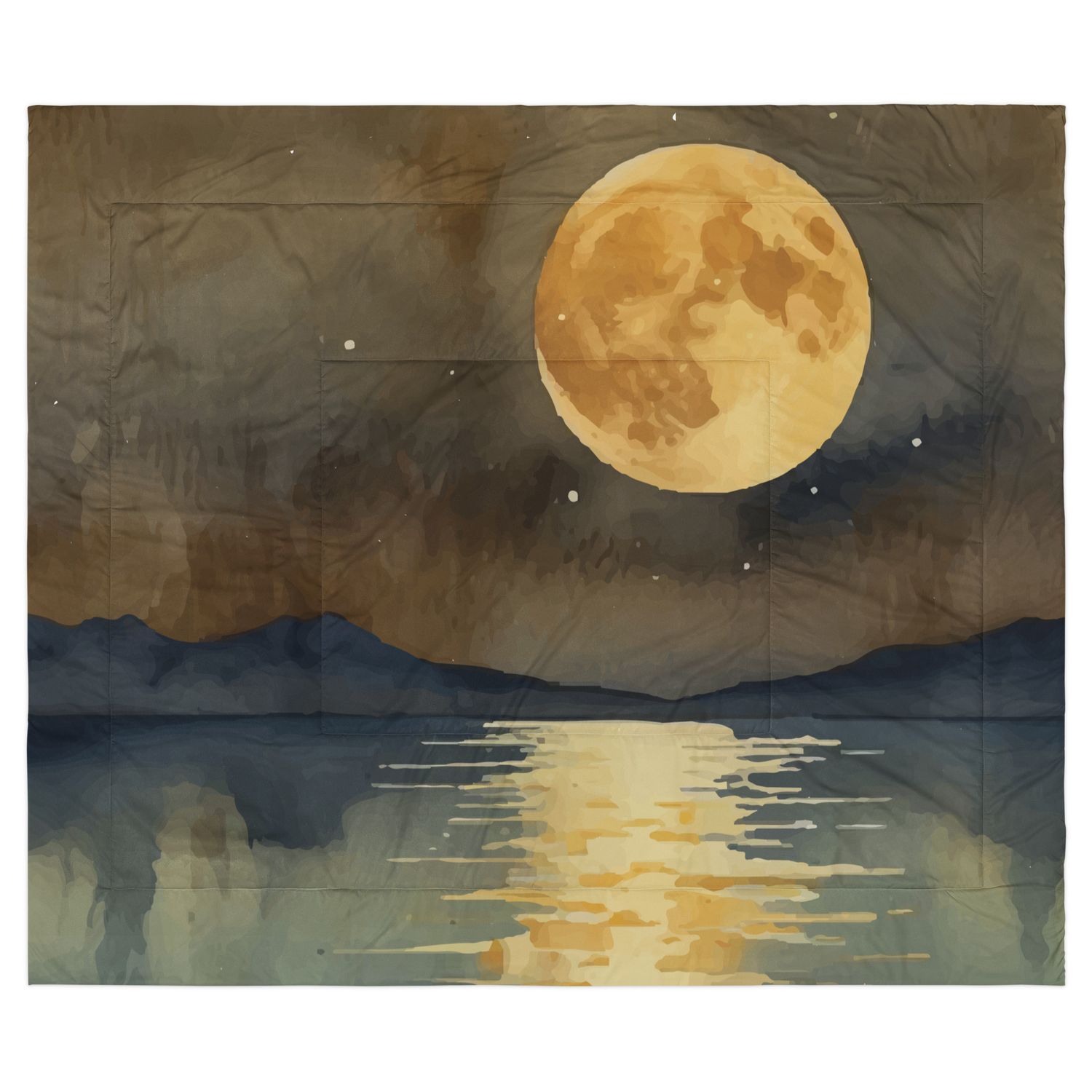 Watercolor Moon Bytesized Comforter