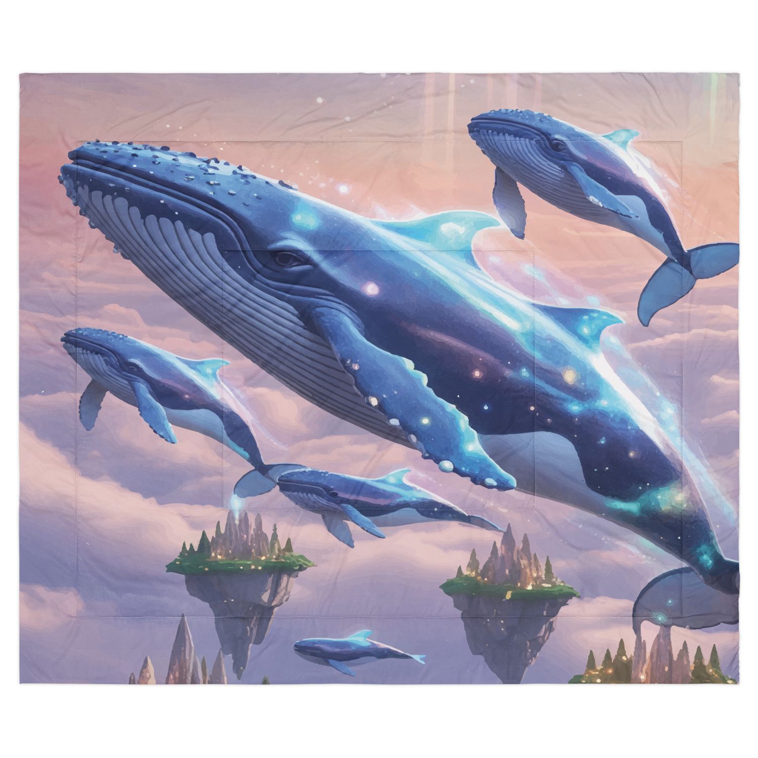 Flying Whales Bytesized Comforter