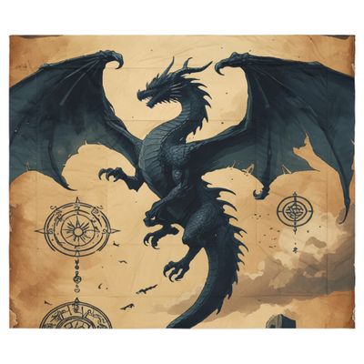 Dragon Scroll Bytesized Comforter