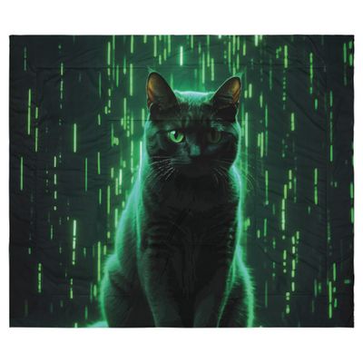 Matrix Cat Bytesized Comforter