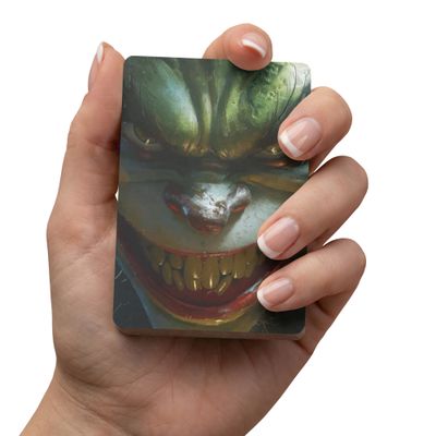 Grinch playing cards